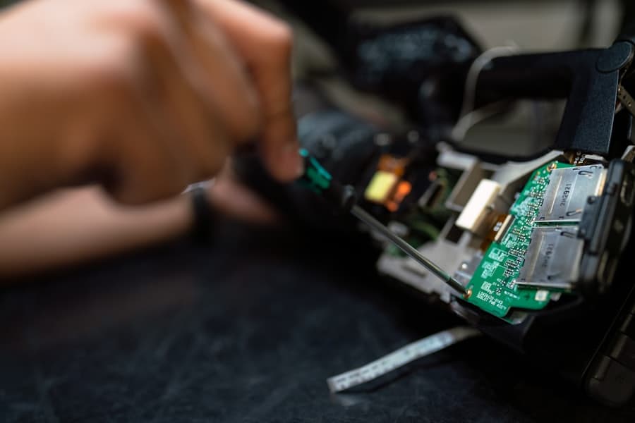 Quality control inspection of electronics